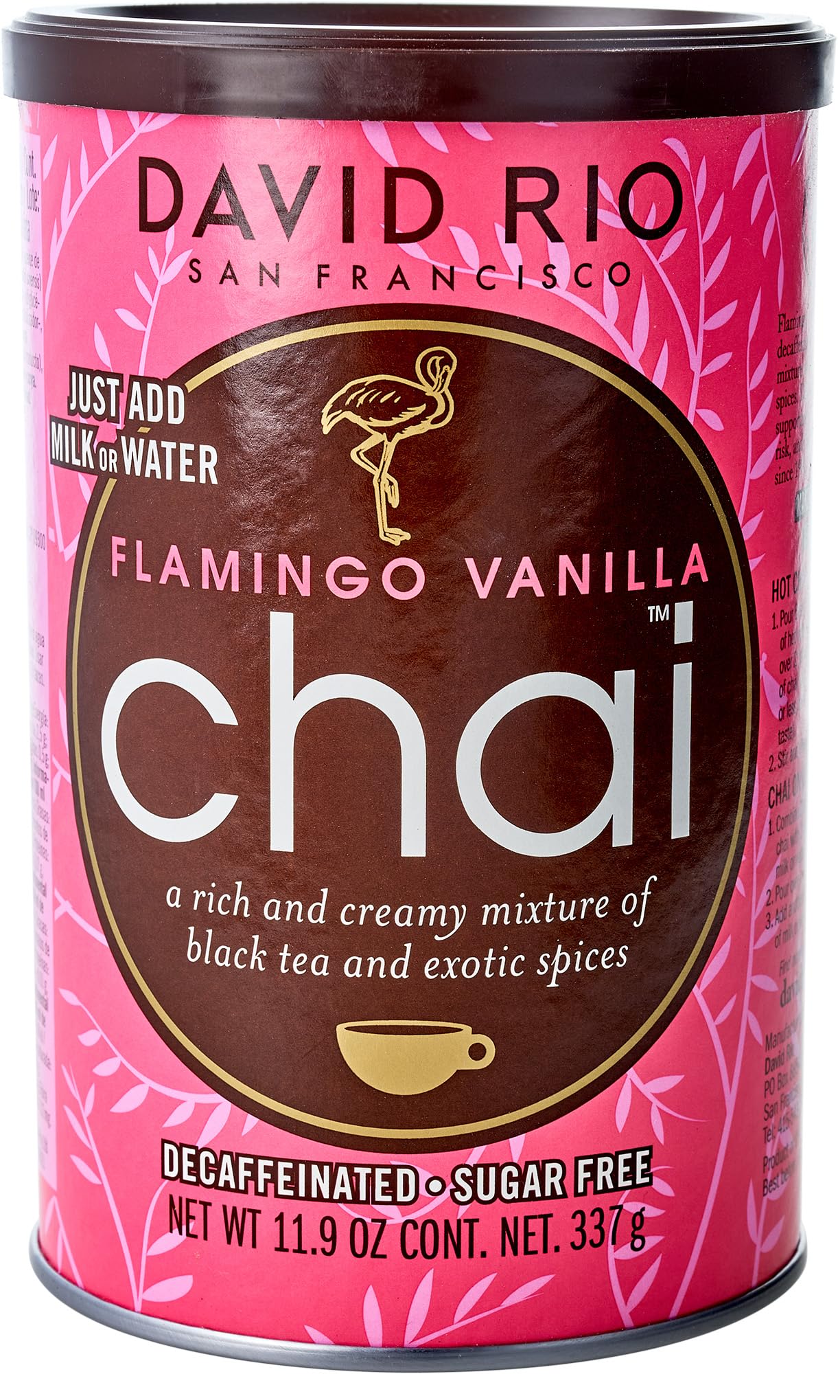 Amazon.com : Flamingo Vanilla Decaffeinated Reduced Calorie Chai